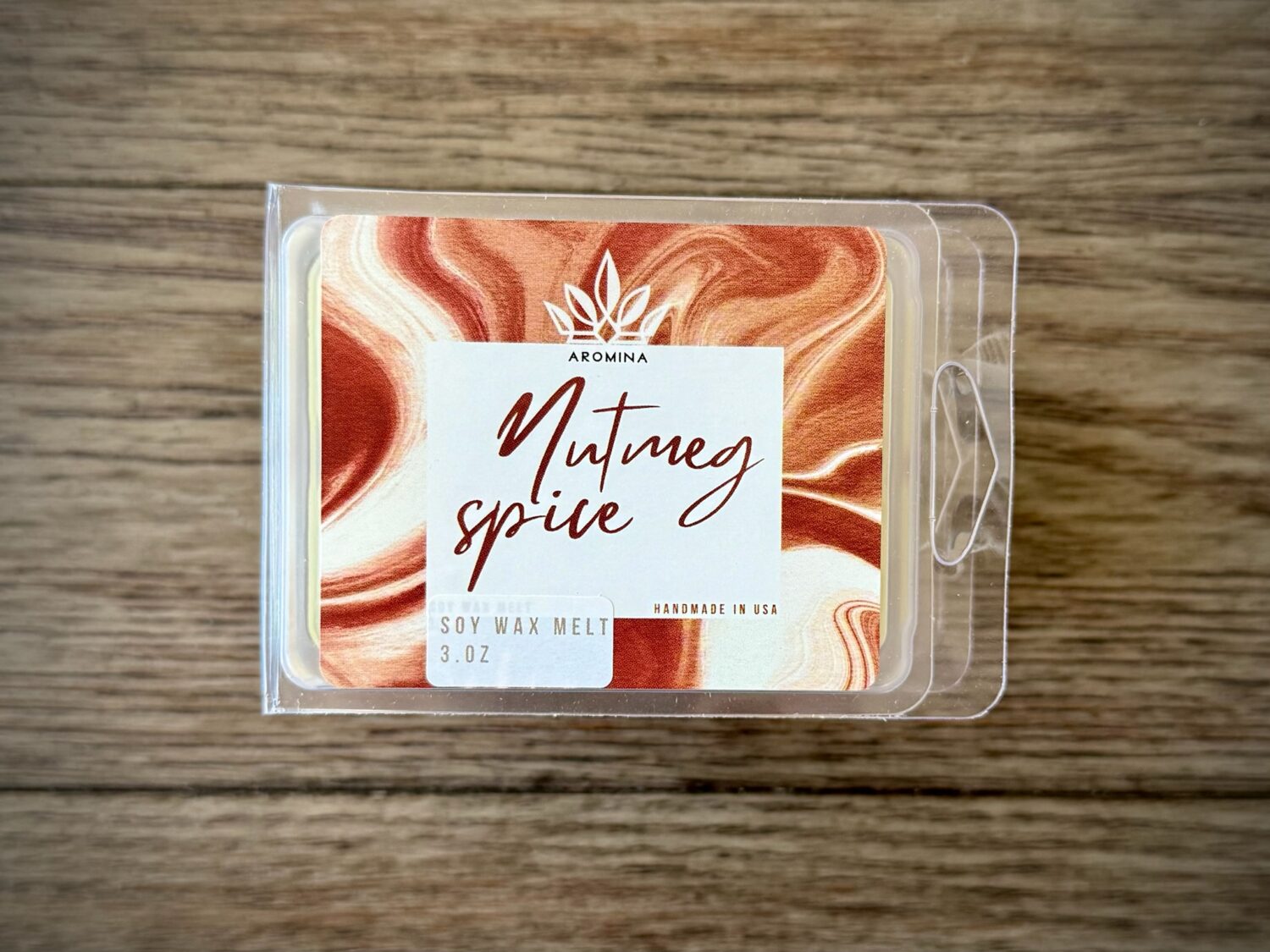 🍂 Nutmeg Spice Wax Melt – Warm, Spicy, and Comforting